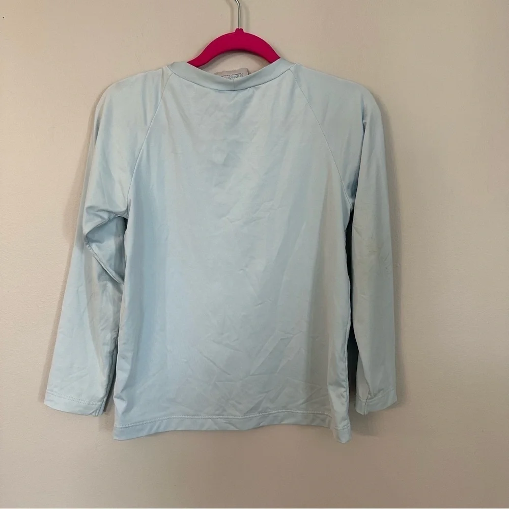 James & Lottie The Sammy Light Blue Children Swim Rash Guard Sz 6 (Boys) GUC